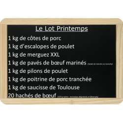 Le lot Printemps