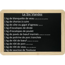 Le lot "six viandes"