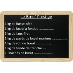 Le lot de bœuf Prestige