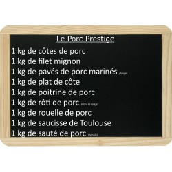 Le lot de porc Prestige