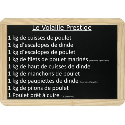 Le lot de volaille Prestige