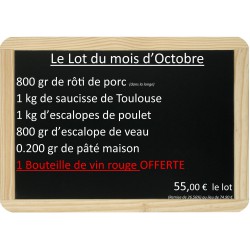Le lot du Mois d' Octobre