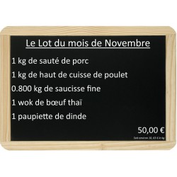 Le lot du Mois de Novembre