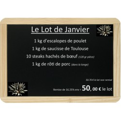Le lot du Mois de Janvier