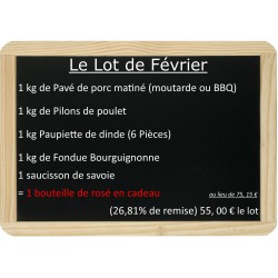 Le lot du Mois de Février