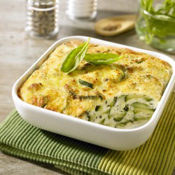 Gratin de courgettes (et riz)